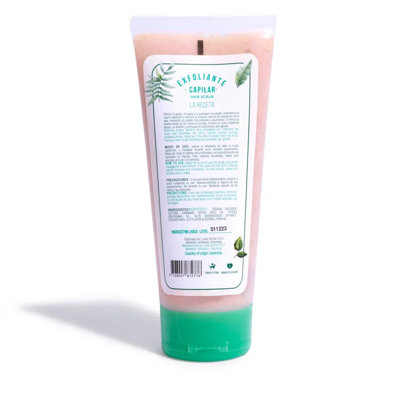 LA RECETA CBD EXFOLIANTE CAPILAR 220GR