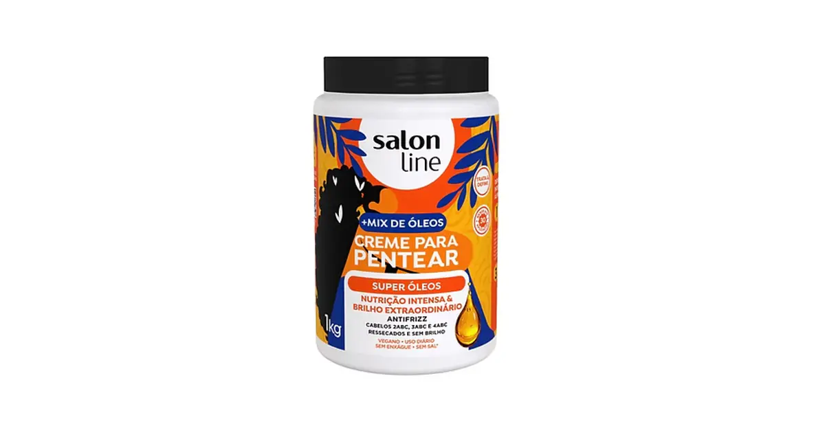 SALON LINE CREMA PARA PEINAR SUPER OLEOS 1KG
