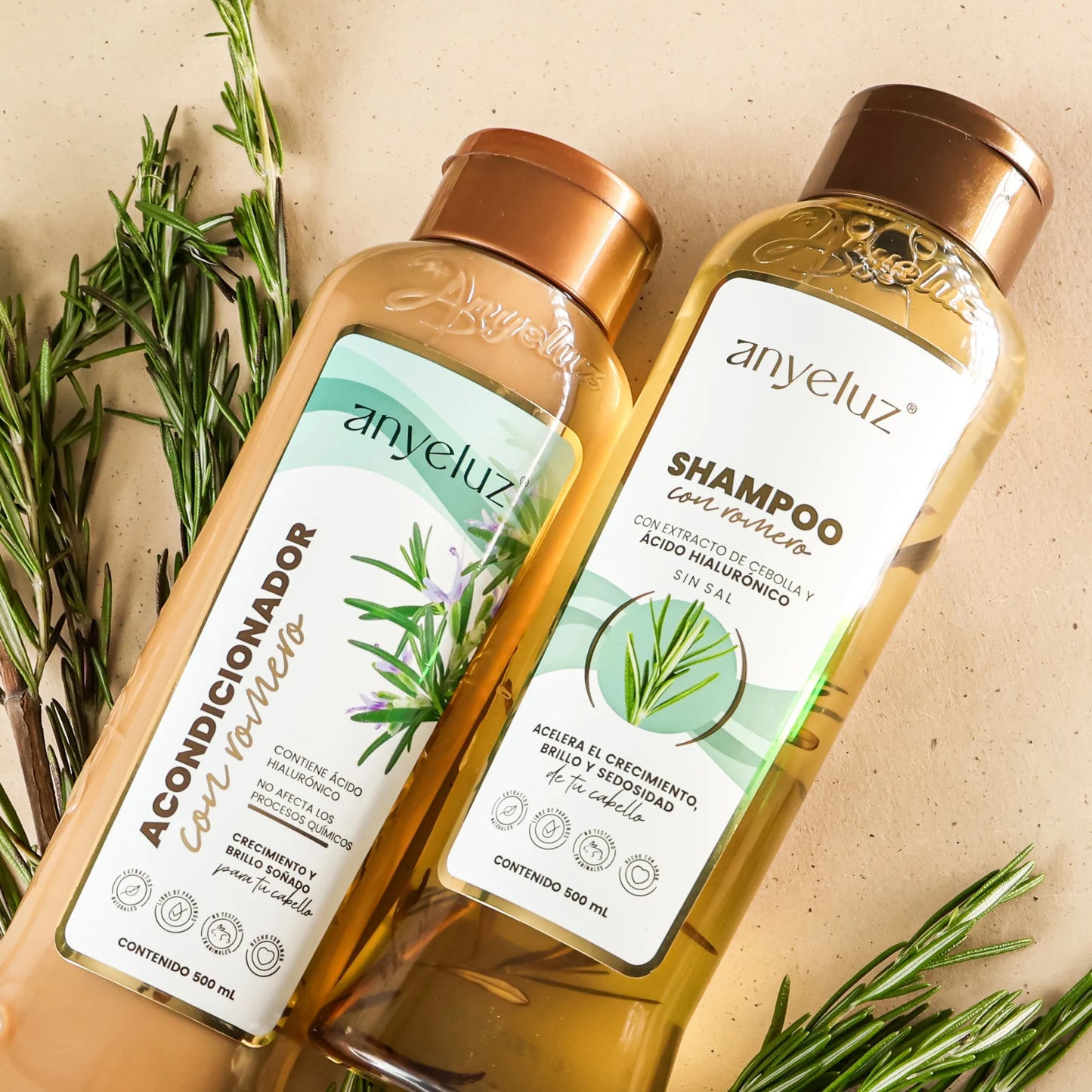 ANYELUZ ACONDICIONADOR CON ROMERO 500ML