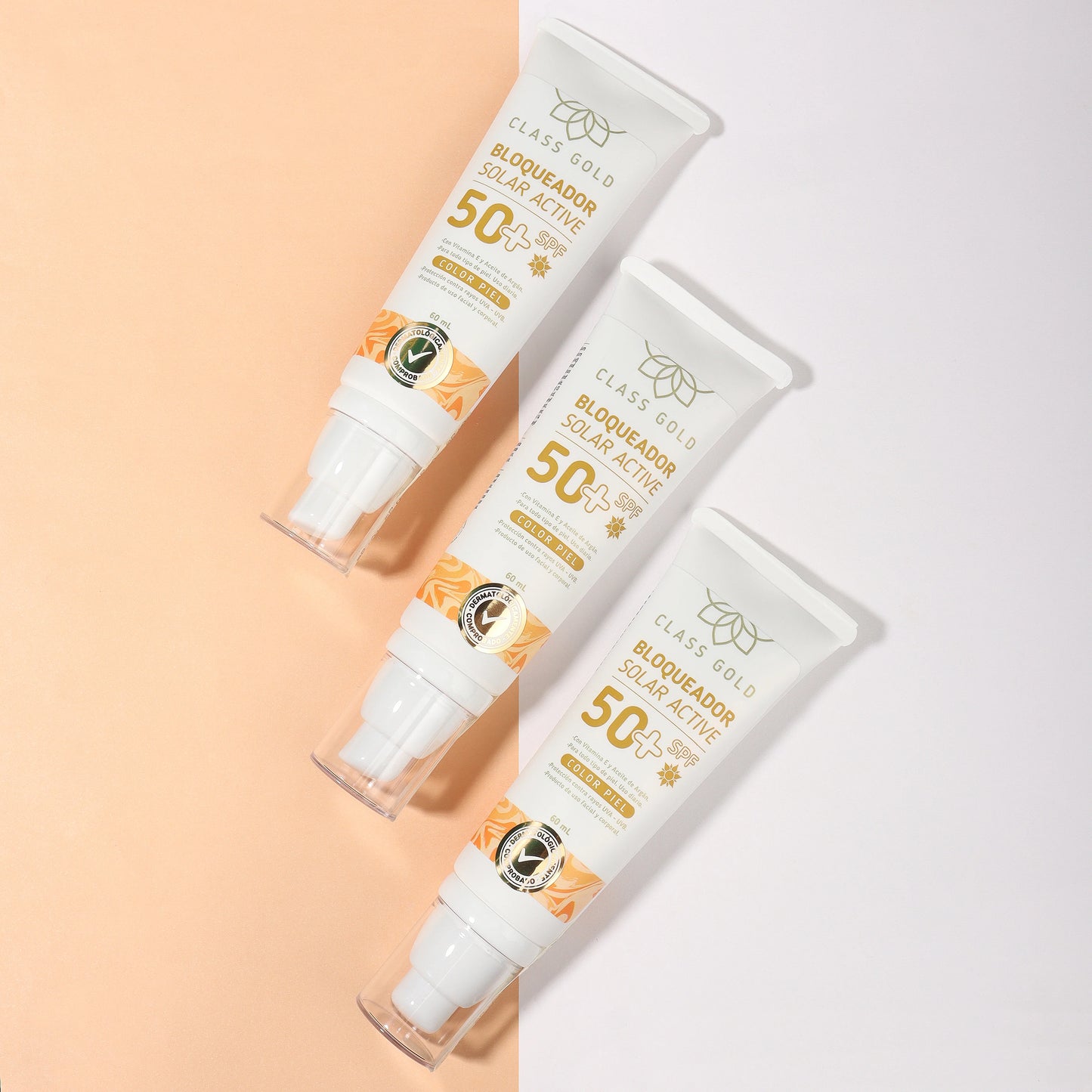 CLASS GOLD BLOQUEADOR SOLAR COLOR PIEL 60ML