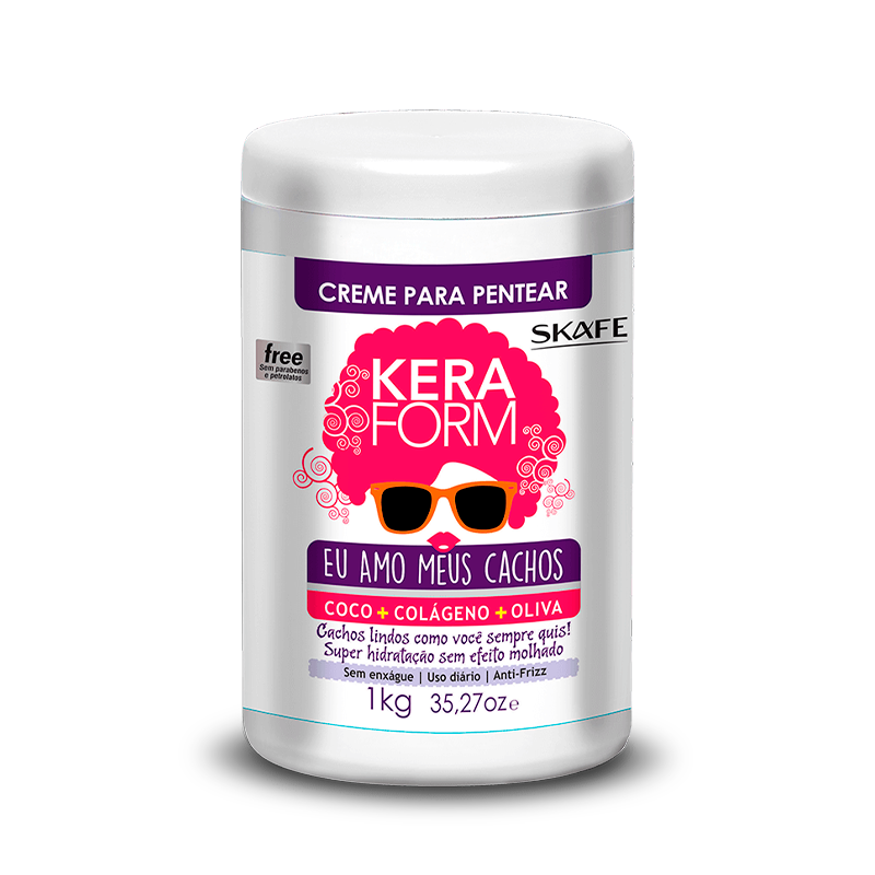KERAFORM CREMA AMO MEUS CACHOS 1KG