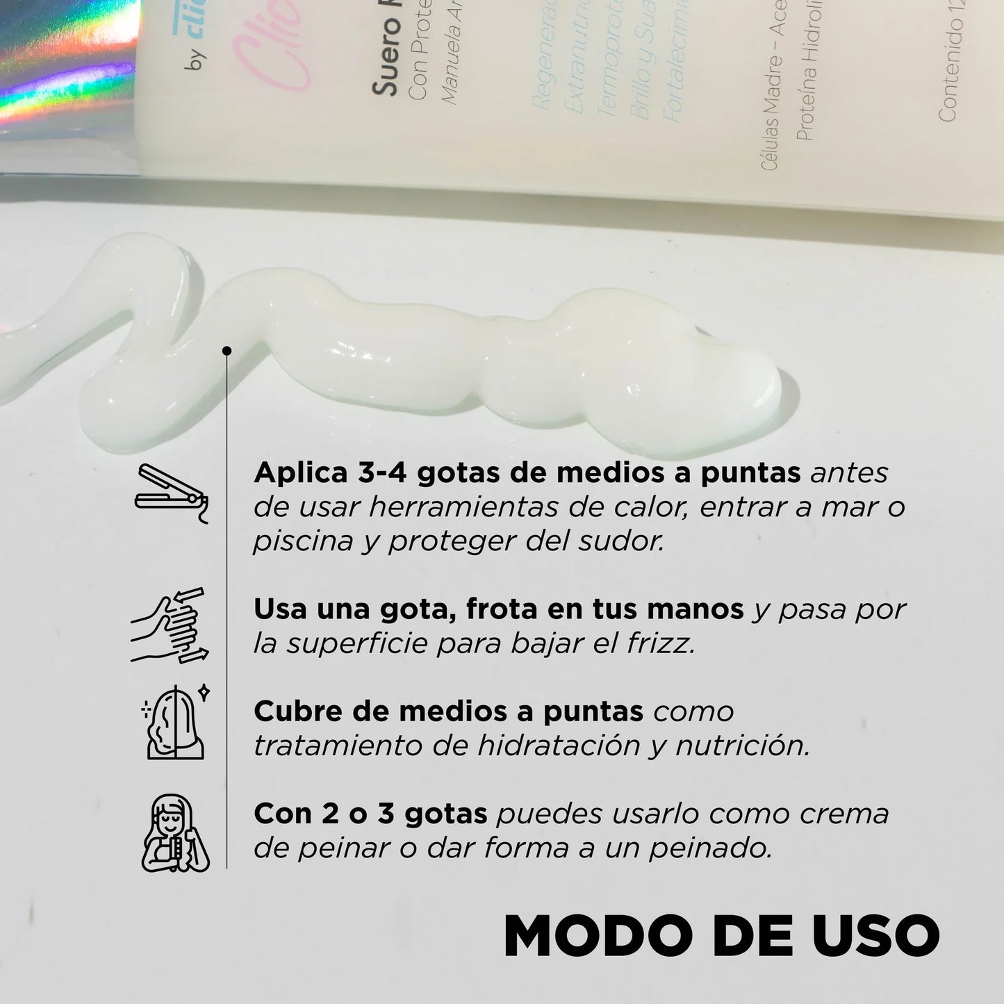 CLICK HAIR SUERO RECONSTRUCTOR 120ML