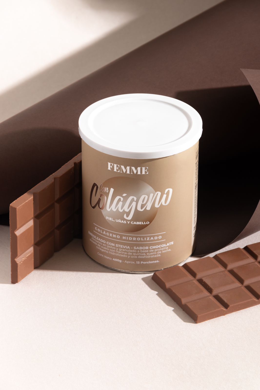 FEMME COLAGENO HIDROLIZADO DE CHOCOLATE 400GR