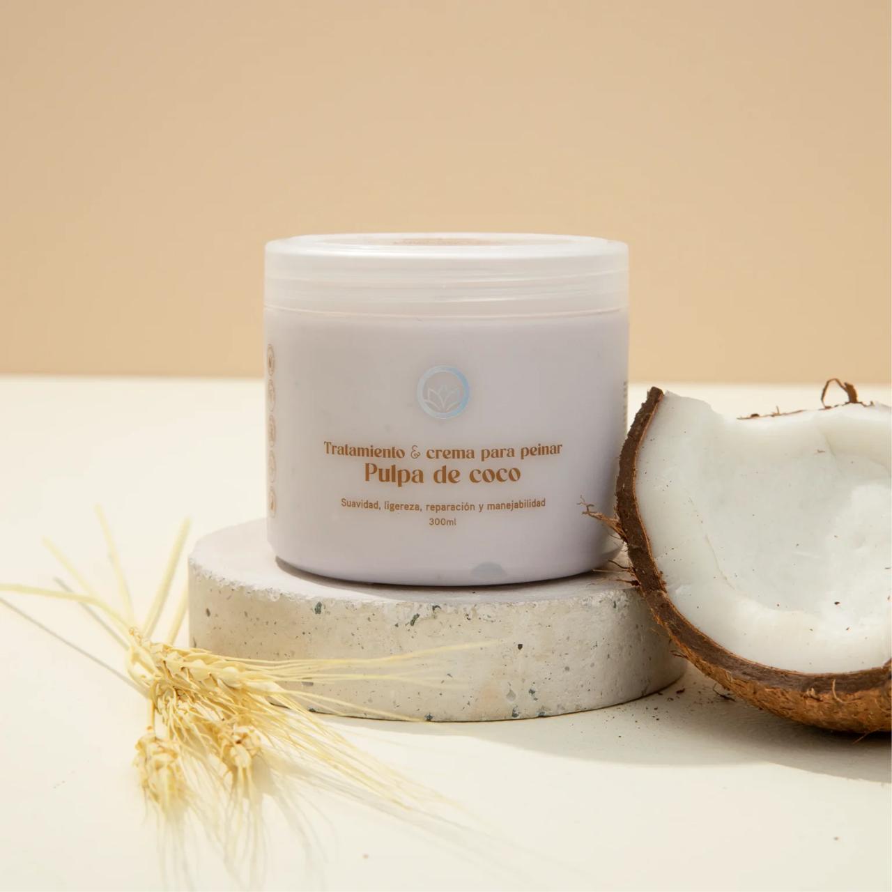 OLÉ TRATAMIENTO Y CREMA DE PEINAR PULPA DE COCO 300ML