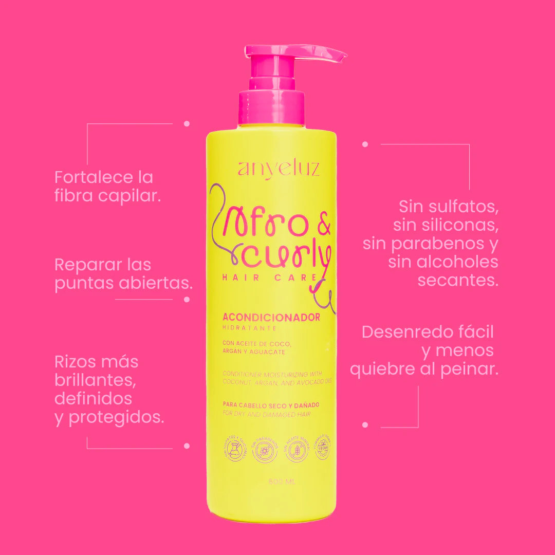 ANYELUZ ACONDICIONADOR AFRO & CURLY 500ML