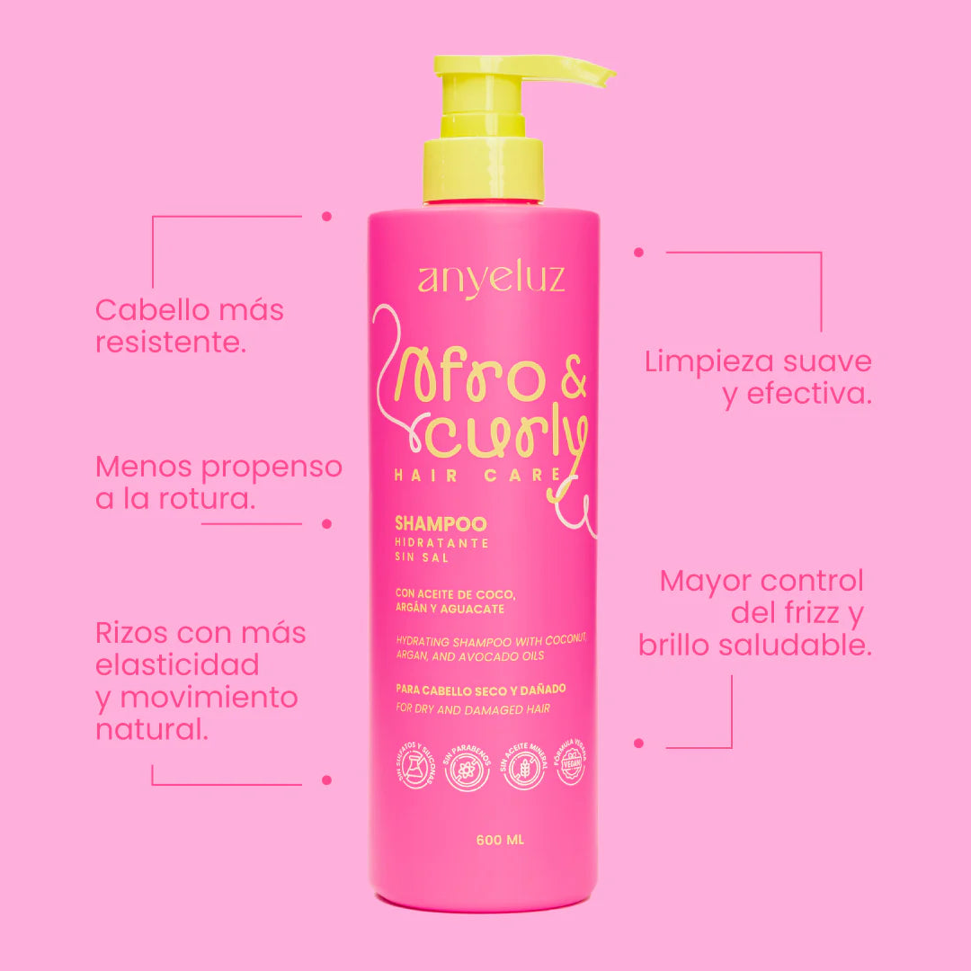ANYELUZ SHAMPOO AFRO & CURLY600ML
