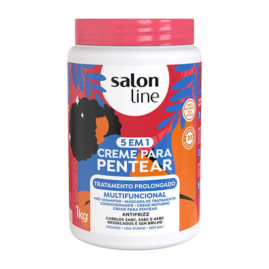 SALON LINE CREMA PARA PEINAR TRATA PROLONGADO 1KG