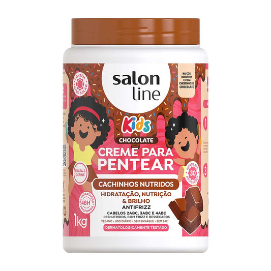 SALON LINE CREMA DE PEINAR CACHINOS NUTRIDOS KIDS 1KG