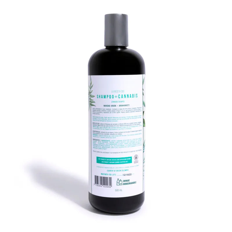 LA RECETA CBD SHAMPOO ARGAN 500 ML