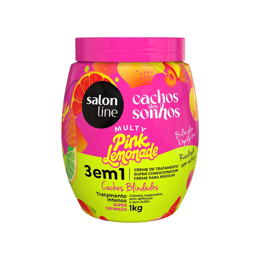 SALON LINE CREMA DE PEINAR MULTY PINK LEMONADE 3 EN 1 1KG
