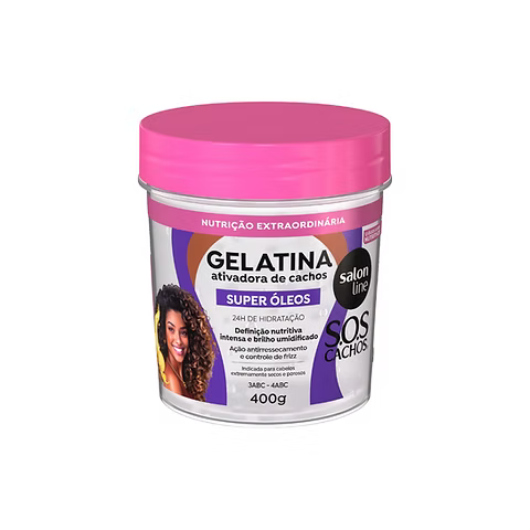 SALON LINE GELATINA ACTIVADORA DE CACHOS 400GR