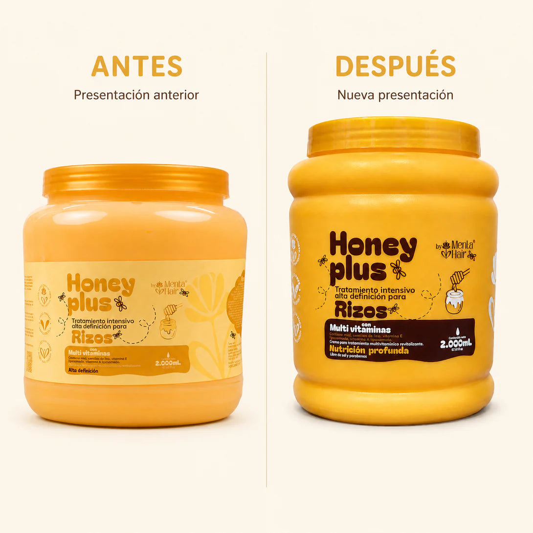 MENTA HAIR BOMBONERA HONEY PLUS RIZOS 2K