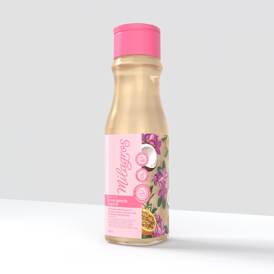 MILAGROS SHAMPOO EMERGENCIA CAPILAR 450ML