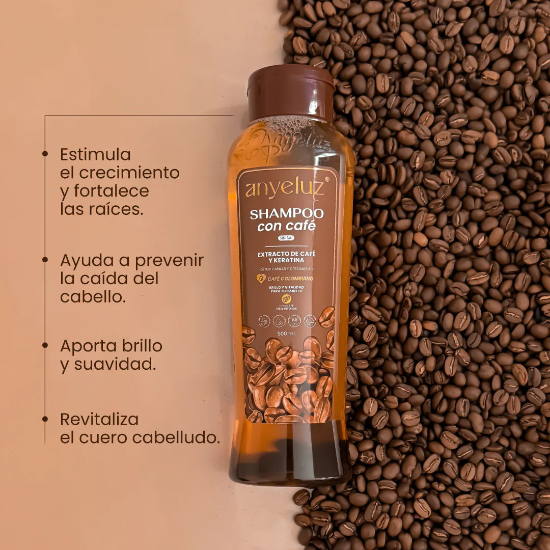 ANYELUZ SHAMPOO CON CAFE 500ML