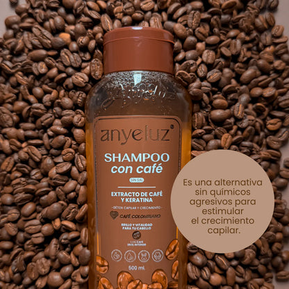 ANYELUZ SHAMPOO CON CAFE 500ML