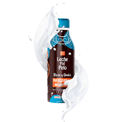 LECHE PAL PELO MASCARILLA NUTRITIVA RIZOS Y ONDAS