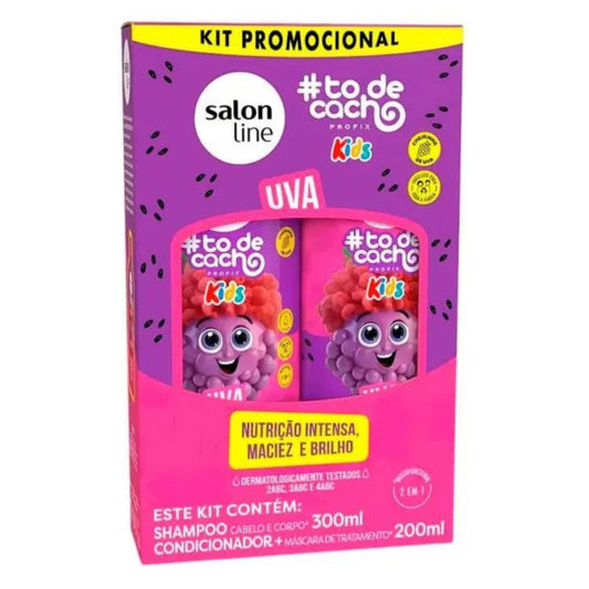 SALON LINE KIT NUTRICION INTENSA UVA KIDS 300ML
