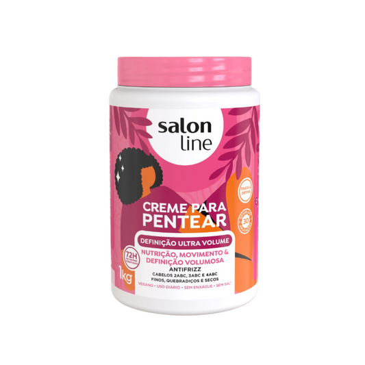 SALON LINE CREMA PARA PEINAR ULTRA VOLUNIMOSA 1KG