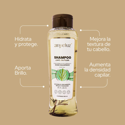 ANYELUZ SHAMPOO CON ROMERO 500ML