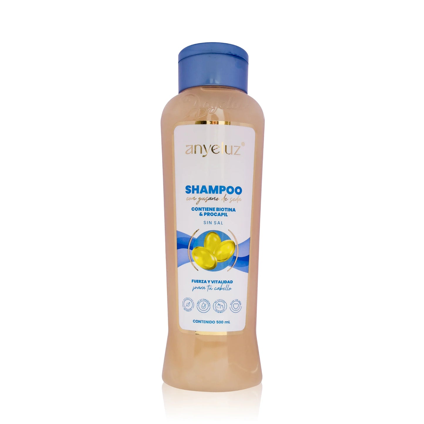 ANYELUZ SHAMPOO GUSANO DE SEDA 500ML