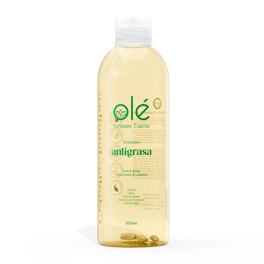 OLÉ SHAMPOO ANTIGRASA CEBOLLA JENGIBRE Y APIO 500ML