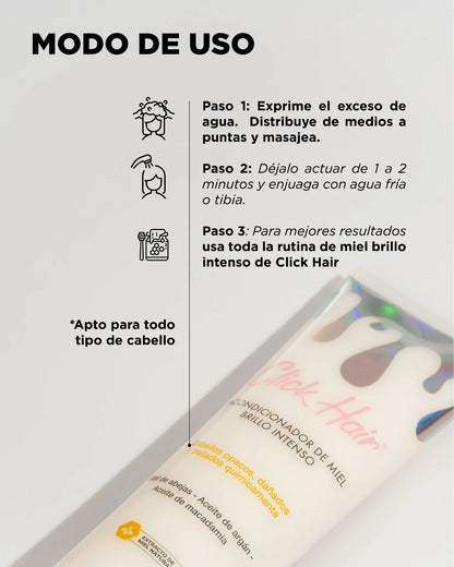 CLICK HAIR ACONDICIONADOR DE MIEL 300ML