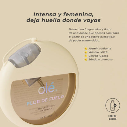 OLÉ PERFUME CAPILAR FLOR DE FUEGO 25ML