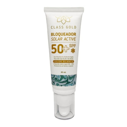 CLASS GOLD BLOQUEADOR SOLAR COLOR BLANCO 60ML