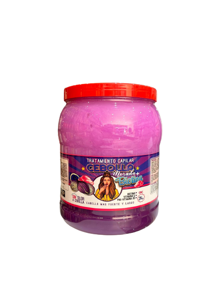 BOMBONERA CEBOLLA MORADA CON BIOTINA